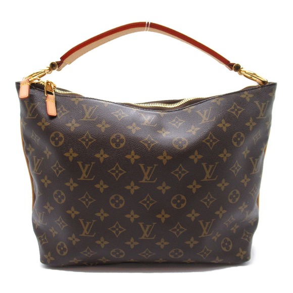 LOUIS VUITTON Sully PM shoulder bag canvas monogram brown - Picture 1 of 9